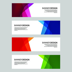 Vector Abstract banner web template