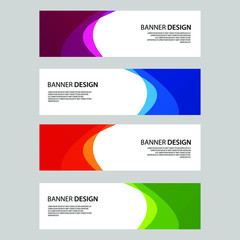 Vector Abstract banner web template