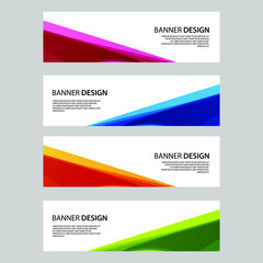 Vector Abstract banner web template