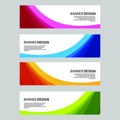 Vector Abstract banner web template