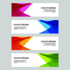 Vector Abstract banner web template