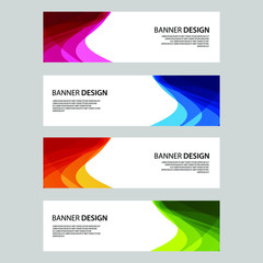 Vector Abstract banner web template