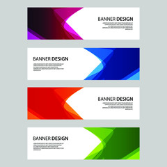 Vector Abstract banner web template