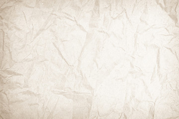 Brown or Cream recycled craft paper texture background. Pattern