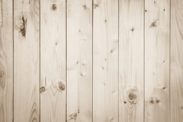 Fototapeta premium Old Wood plank brown texture for decoration background. Wooden wall all antique cracking furniture painted weathered white vintage peeling wallpaper. Plywood or woodwork teak hardwood seamless nature.