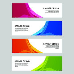 Vector Abstract banner web template