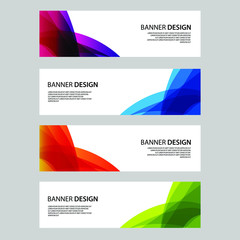 Vector Abstract banner web template