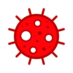 Obraz premium Wuhan Corona Virus, Covid-19, nCOV, MERS-CoV Novel Coronavirus Cell Stamp. Covid 19 Red Vector. Epidemic Warning Symbol or Sign, Risk Zone Sticker. Asian Respiratory Syndrome Disease.