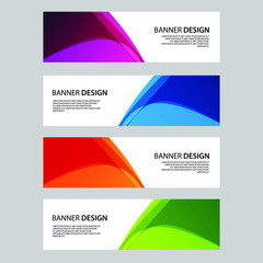 Vector Abstract banner web template