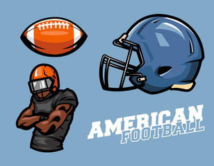 american football set design