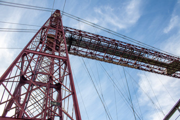 Vizcaya Bridge world patrimony and icon by Unesco.