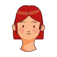 head young woman avatar character