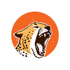 cheetah vector art 