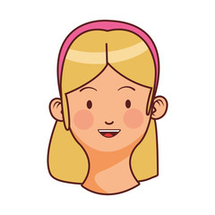 head young woman avatar character