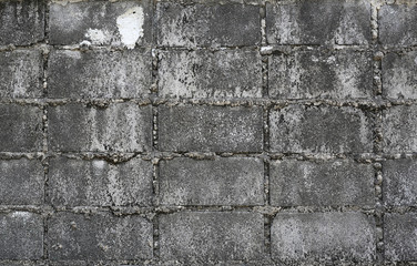 Old grunge block wall with high details.