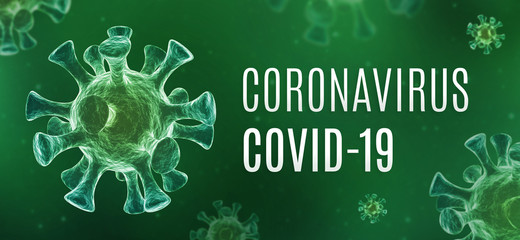 Coronavirus COVID-19 Illustration 3D