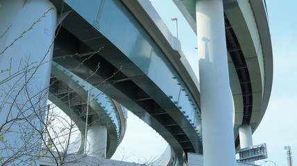 Obraz premium 高速道路ジャンクション