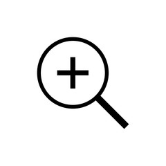 Fototapeta premium Magnifying glass icon