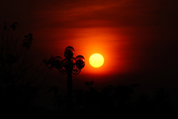sunset in Kon Tum