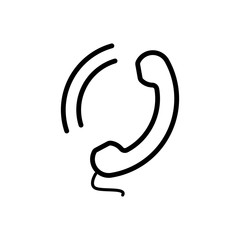 Phone, Telephone icon vector