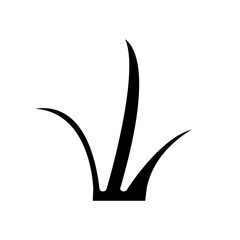 Grass icon vector