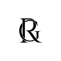 rg letter original monogram logo design