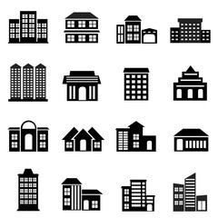 Building Icon Design vector, Real Estate Symbol Vector in white background