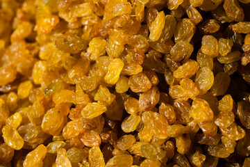 Raisins. Macro. Raisins as background Grape Raisin texture