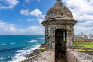 Fototapeta na wymiar San Juan Fort Puerto Rico