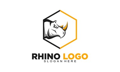 Rhino simple luxury logo