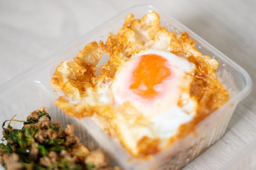 pork basil with rice