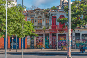 Popular bohemian area of ​​Santa Teresa in Rio de Janeiro.