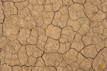 Texture soil dry crack background pattern of drought lack of water of nature old broken.