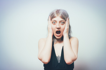 Shocked woman