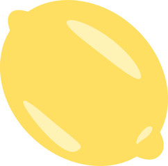 vector illustration of lemon
