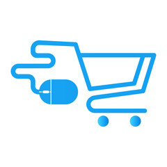 online shopping design icon Vector illustration