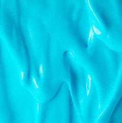 Blue slime as abstract background.