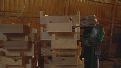 folded on each other drawers