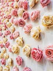 A Wall of roses