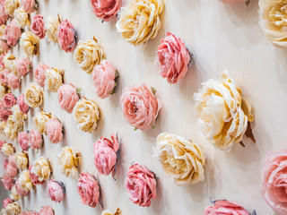 A Wall of roses
