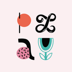 Typography motivational card. Vector poster with phrase for nursery, kids room, play room.