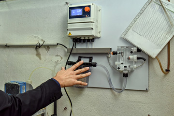 Paterna, Valencia, Spain: 03.05.2020; The equipment to control