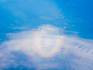 Blue sky with cloud background