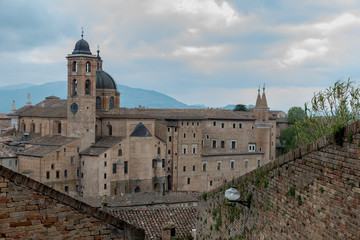 Fototapeta na wymiar View of the city of Urbino