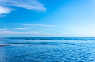 blue sky and sea