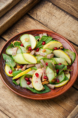 Dietary vegetable salad with meat