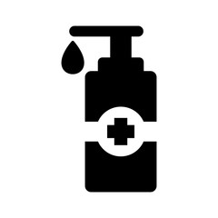 hand sanitizer bottle icon vector