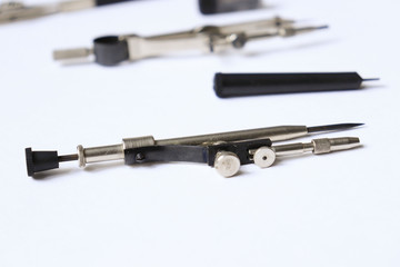 drawing tools, for drawings. architect, engineer, builder