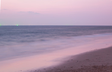 Fototapeta premium landscape. Of the sea and evening sky