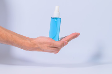 Alcohol gel hand wash, protect coronavirus or covid 19